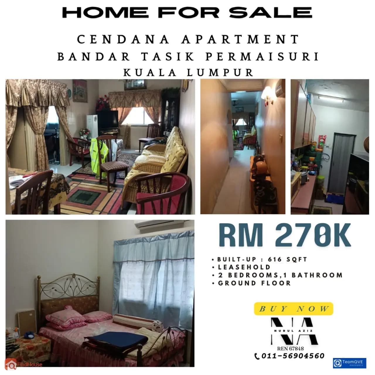 CENDANA APARTMENT, BANDAR TASIK PERMAISURI, KUALA LUMPUR, KUALA LUMPUR